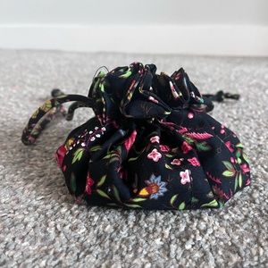 Drawstring floral purse